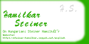 hamilkar steiner business card